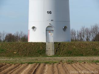 Detail van een windmolen. - Blogout