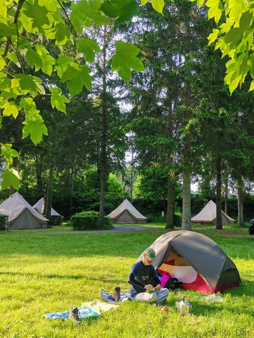 Op camping Marcourt - Blogout