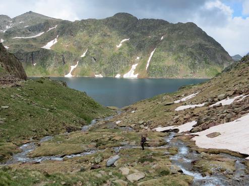 Het Estany de Certascan wordt zichtbaar - Blogout