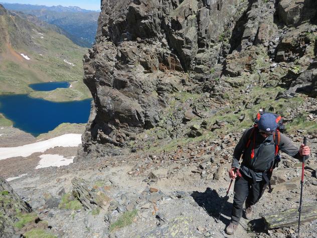 De laatste meters naar de Portella Baiau - Blogout