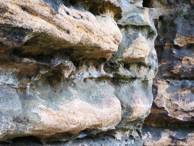 Detail van een rotsformatie. - Blogout
