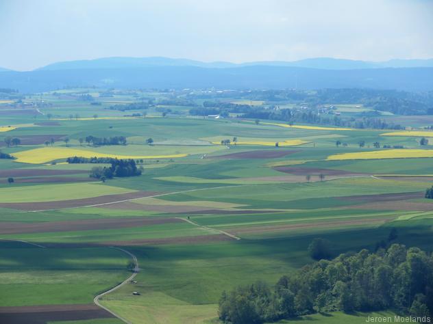 Uitzicht vanaf de Buchberg - Blogout