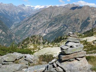 Uitzicht richting het Val del Lys - Blogout