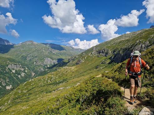 In de klim naar de Col du Brévent - Blogout