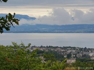 Uitzicht op Thonon-les-Bains en het Meer van Genève - Blogout