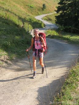 Afdaling vanaf de Col de Golèse richting Samoëns - Blogout