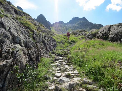 In de klim naar de Col du Brévent - Blogout