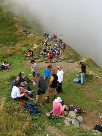 TMB-drukte op de Col de Tricot - Blogout