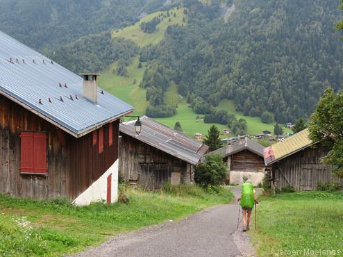 Aankomst in les Contamines - Blogout